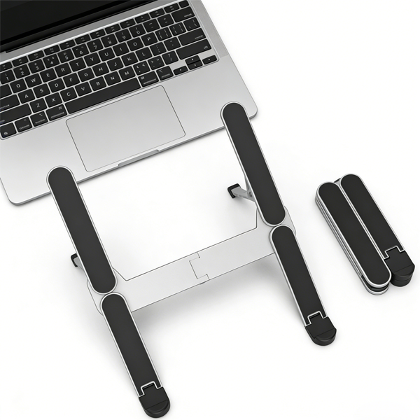 Foldable Portable Laptop Stand - Ergonomic Adjustable Holder for Laptops