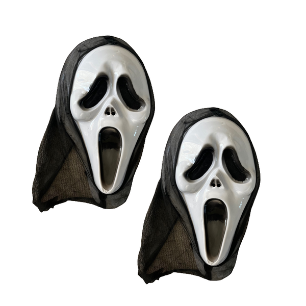 Halloween Scream Mask - Set of 2