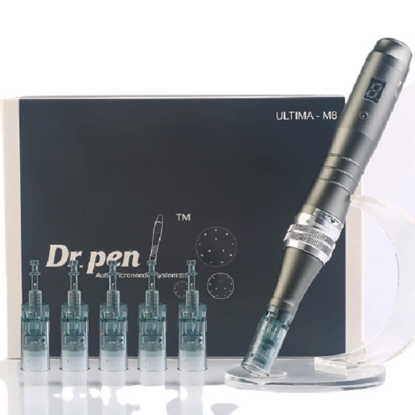Dr Pen M8 Wireless Microneedling Kit with 5 x 36 Pin Replacement
