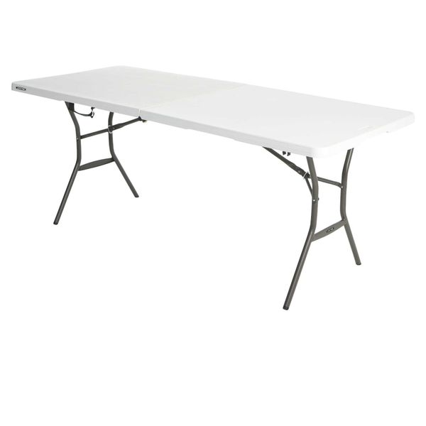 Lifetime 1.8m Folding Camping Table - White