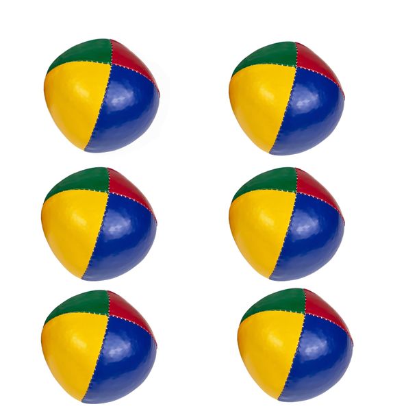 Juggling Balls Pack of 6 - Juggle Dream 70g thuds - Beach