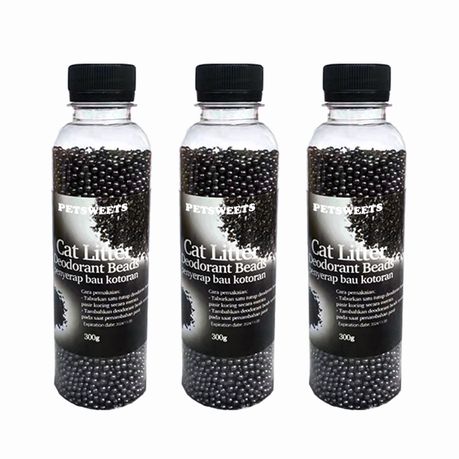3 Pack Cat Litter Freshener Cat Litter Deodorizer Beads 900g Image