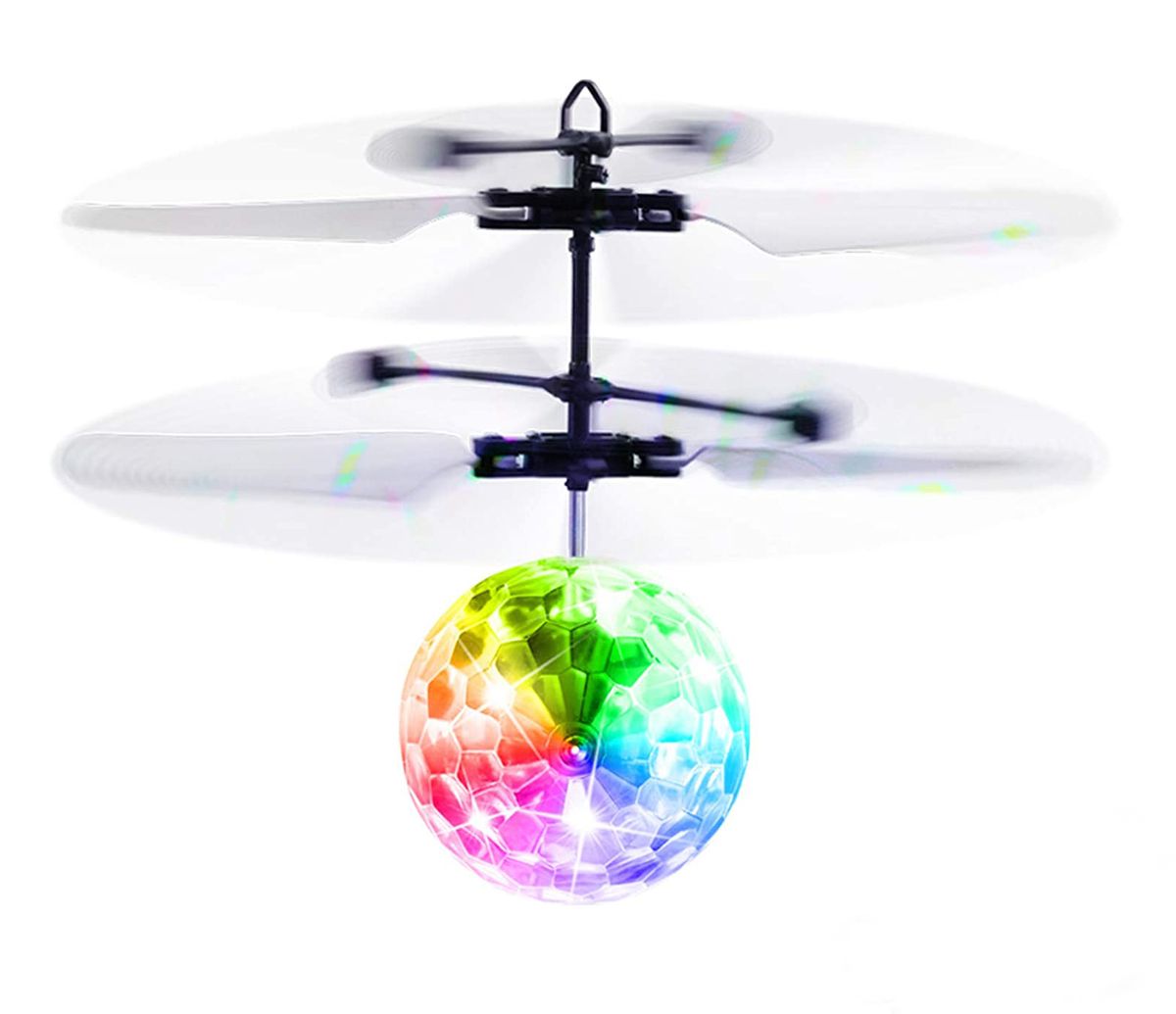 Infrared Induction Crystal Flying Hover Drone Ball- Transparent | Buy ...