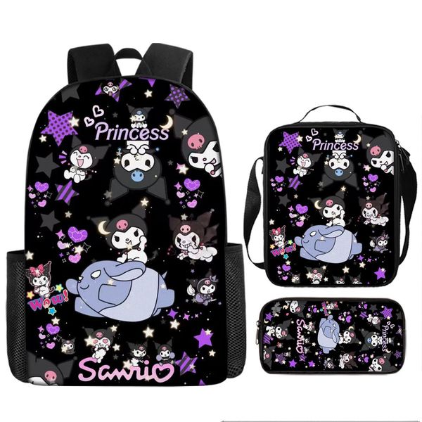Lunch Box &amp; Pencil Case -Kuromi image