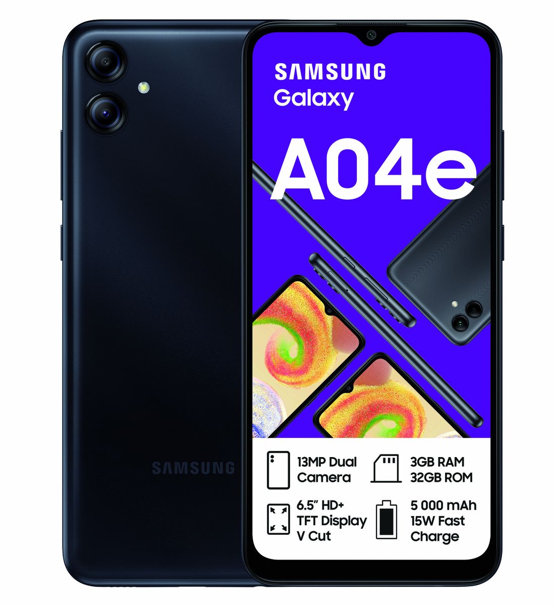 Samsung Galaxy A04e 32GB LTE Dual Sim - Black