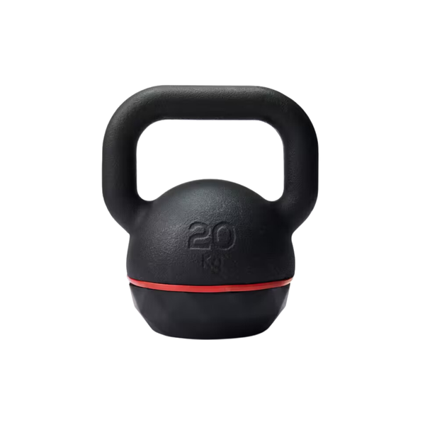 Domyos Cast Iron Kettlebell with Rubber Base 20 kg