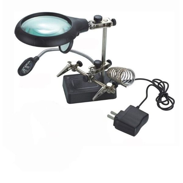 5 LED Light Auxiliary Clip Magnifier MG16129-C