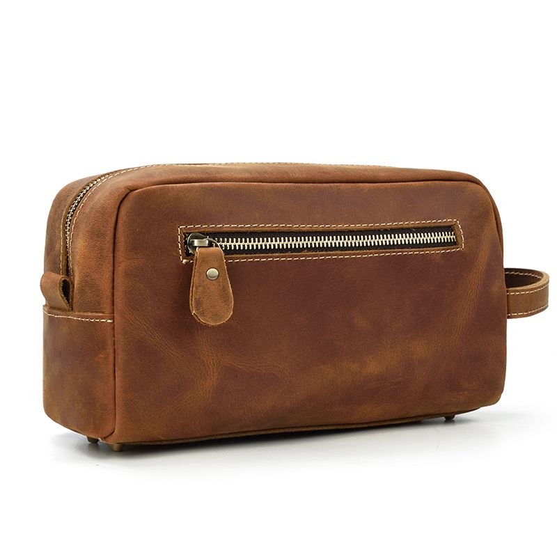 Vintage Leather Crazy Horse Toiletry Bag | Shop Today. Get it Tomorrow ...