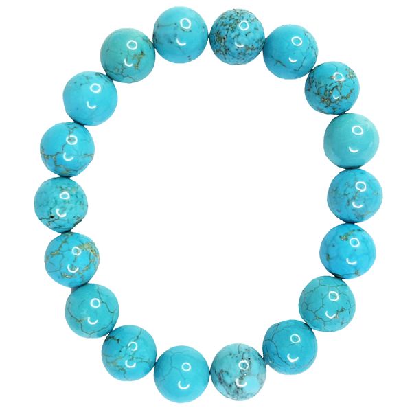 Earth Stone Collection - Turquoise Charm Stone Bracelet