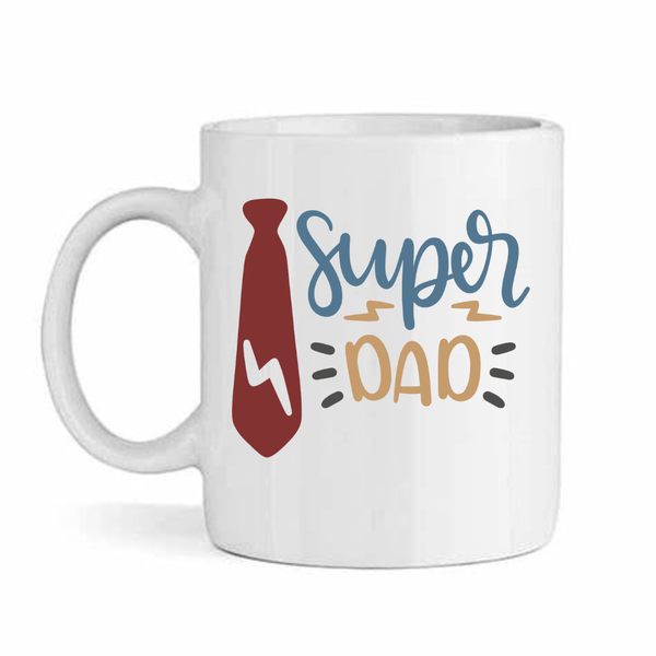 Super dad v0- Father's day - Christmas - Valentines Mug
