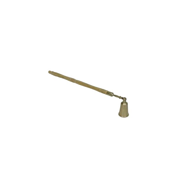 YB Ambiente - Candle Snuffer Antique Brass With Wood Handle
