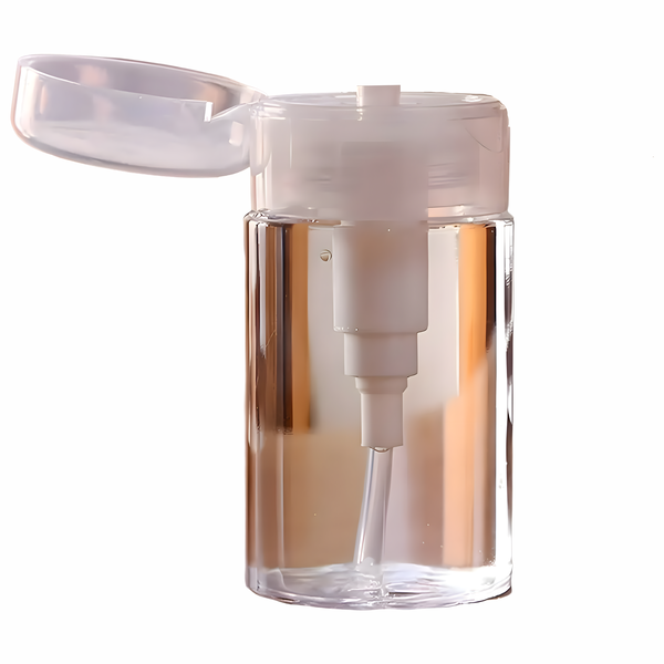 Transparent Make Up Organiser - Portable Travel Dispensing Bottle 200ml