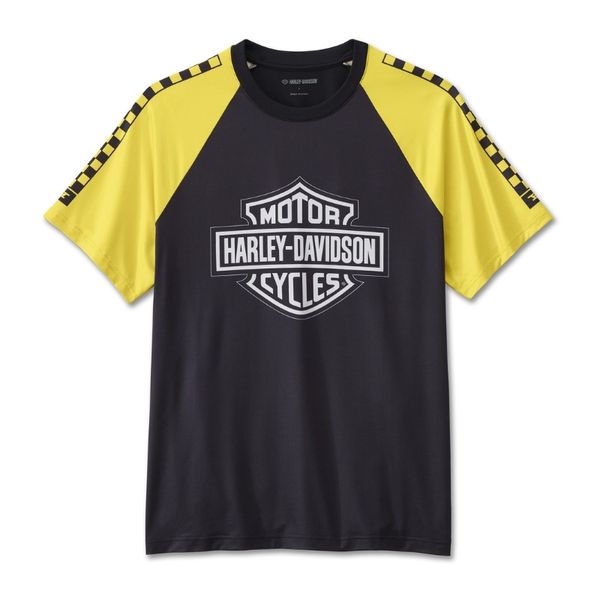 Men's Bar &amp; Shield Raglan Short Sleeve Tee image