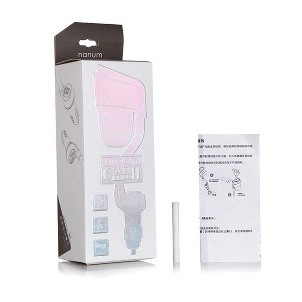 Car Diffuser Humidifier Cool Mist Car Air Purifier with 2 USB Charger