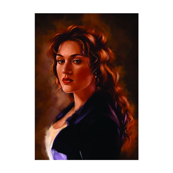 Painting Portrait of Rose - A1 Poster