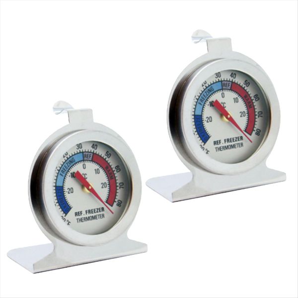 2 Pcs Refrigerator Thermometer 20 -20 /-20 -80