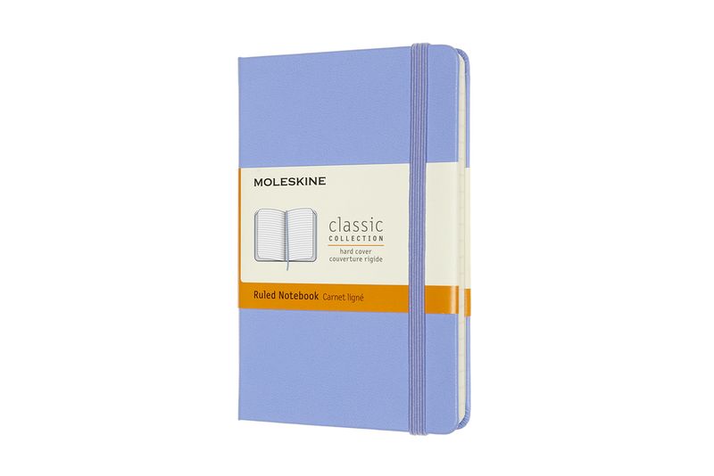 Moleskine Classic Hydrangea Blue Pocket Ruled Notebook