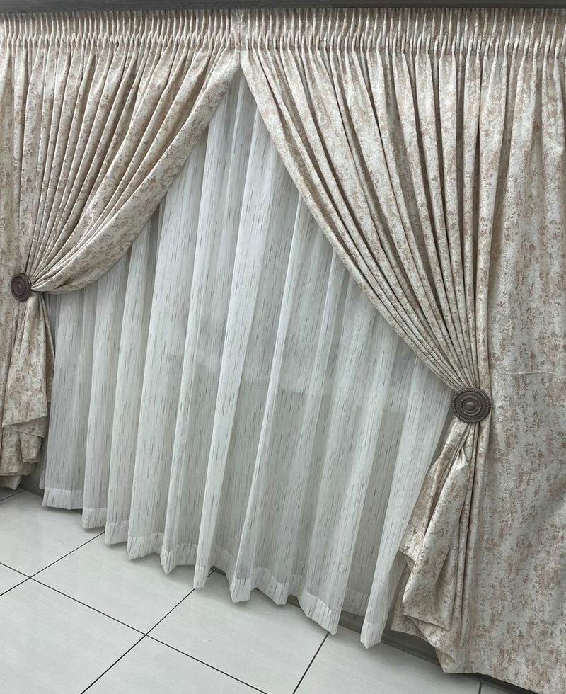 Readymade Curtain Brown (Width 500cm x Hight 250cm ) | Shop Today. Get
