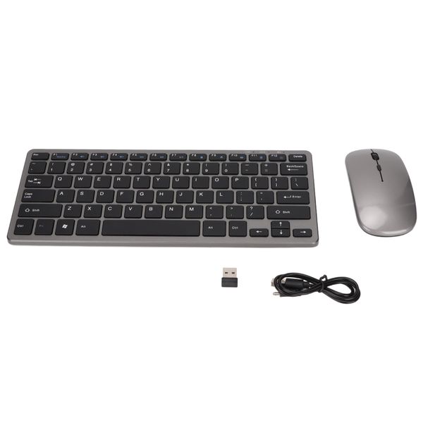Wireless Keyboard Mouse Rechargeable Ergonomic