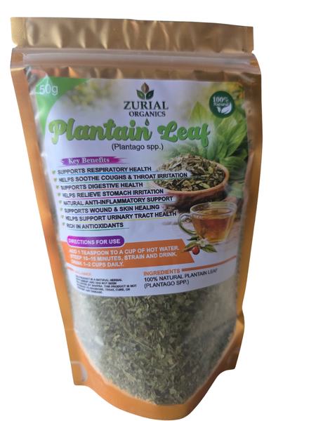 Zurial Organics Plantain Leaves - 50g