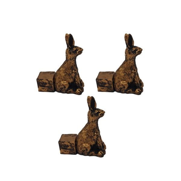Garden Decor 3 Piece Flower Pot Rabbit Feet Risers - 5cm