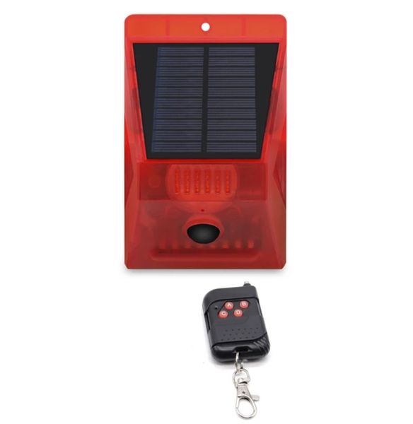 Wireless Solar Alarm Sensor With Remote