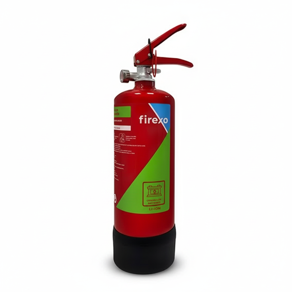 Firexo 2L Lightweight Fire Extinguisher for All Classes &amp; Lithium Ion Fires