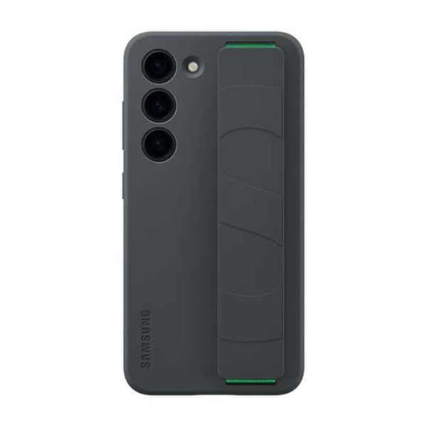 Samsung Original Silicone Grip Case For Samsung Galaxy S23 - Black