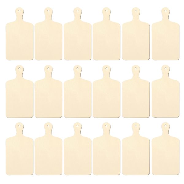 20 Pieces Mini Wood Cutting Board for Crafts DIY Small Charcuterie Boards