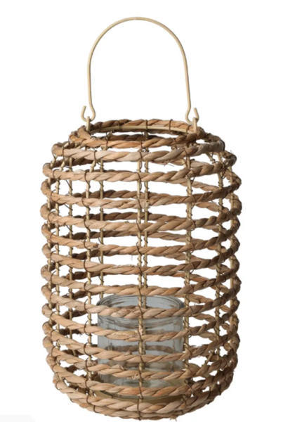 Oak Wood Leaf Candle Holder - Medium (30H)