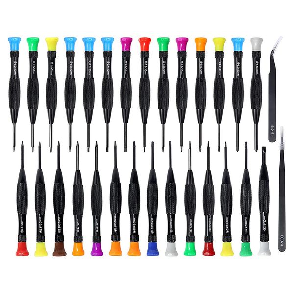 30 in 1 Torx Screwdriver Kit Magnetic Precision Screwdriver Set with Philli