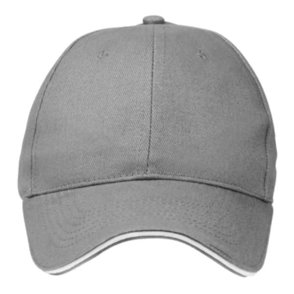 Promotional Sandwich Cap - Grey &amp; White image