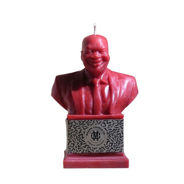 Mzansi Candle Co. uBaba Zuma Red Candle, Large ,21cm, 1000 Grams