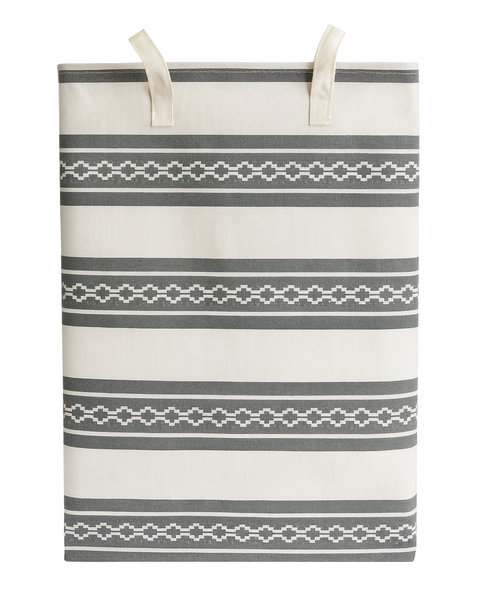 Laundry Basket - 75ltr - Grey &amp; Cream