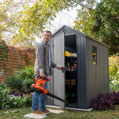 Keter Darwin 4 x 6ft Shed Grey | Shop Today. Get it Tomorrow