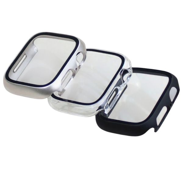 3 Piece 46mm Protective Case with Screen Guard for Smartwatch - Multicolor
