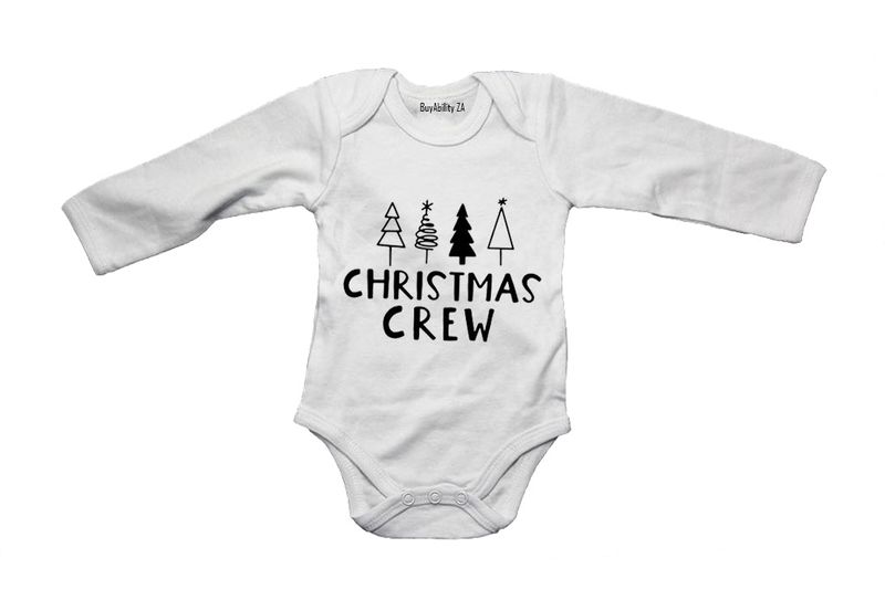 Trees - Christmas Crew - Long Sleeve - Baby Grow