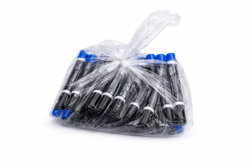 BEIFA Blue Whiteboard Markers - Bullet Tip (Blue Ink)-50 x Markers