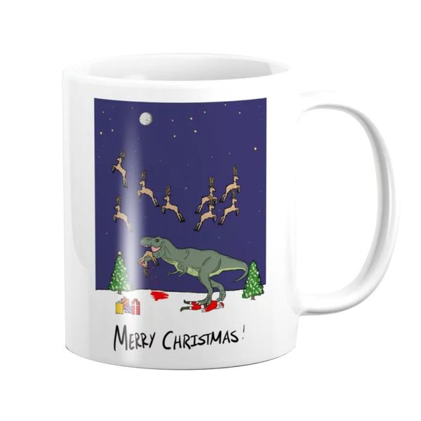 Pappa Joe - Mug Set - Merry Christmas Dinosaur