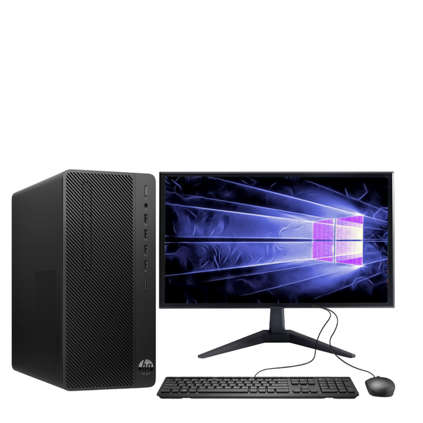 HP 290 G2 - Intel i5 8th Gen - 8GB RAM 256GB SSD - Full Set 24" (Refurb)