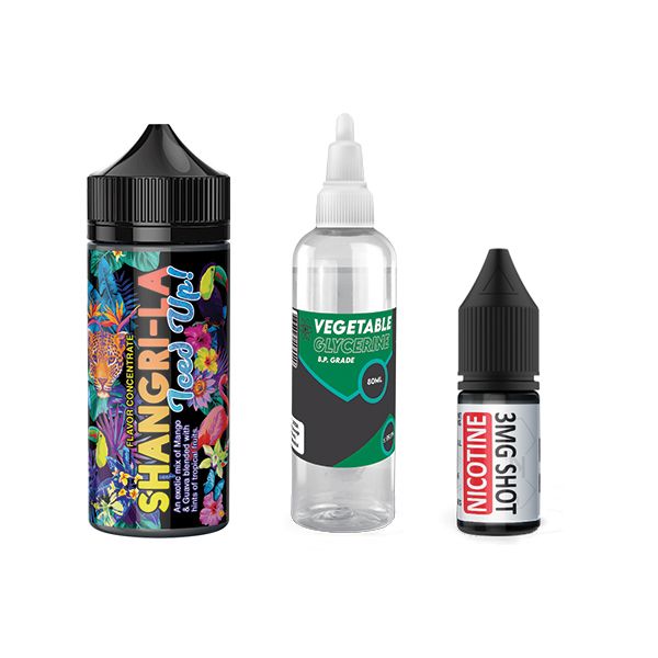 120ml Majestic Vapour Juice DIY Longfill Kit - Shangri-La Xtreme-Li Icy-2mg