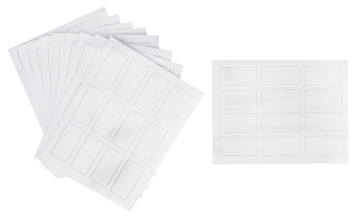 30 Sheets Self Adhesive Lables - 70MM X 45MM (12pcs per sheet) | Buy ...