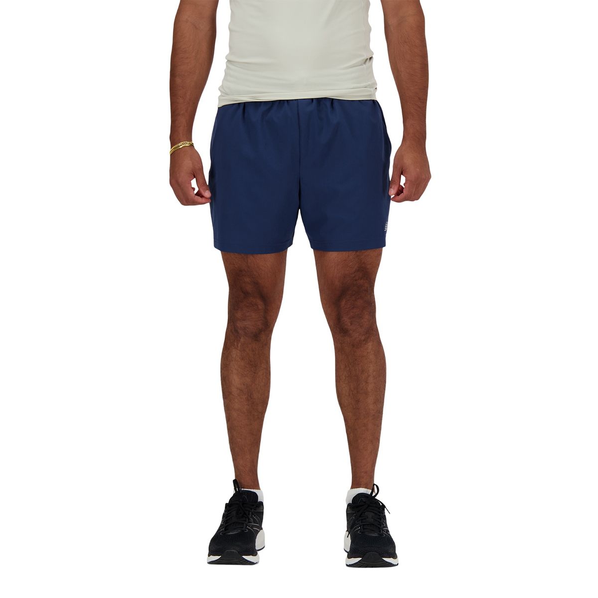 New Balance Men's 5-Inch Sport Essentials Road Running Shorts - Navy
