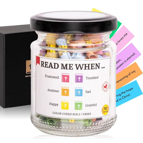Bible Verse Jar, Bible Jar, Prayer Jar, Bible Accessories Women Men