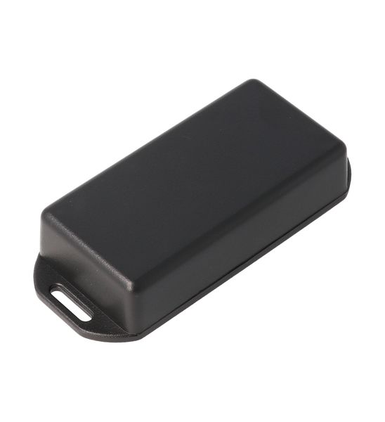 1551KFLBK ABS Flanged Lid Enclosure Black 80x40x20mm Miniature IP54