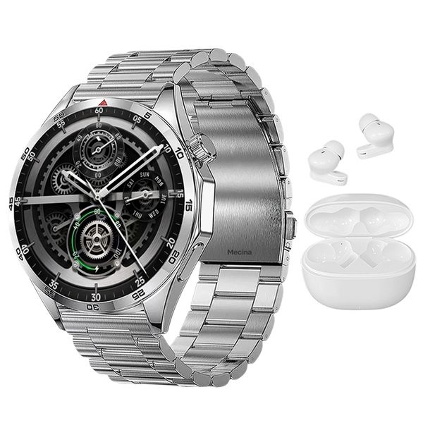TWS Earbuds &amp; Men's Smart Watch - Android &amp; iOS Compatible, Stylish Combo