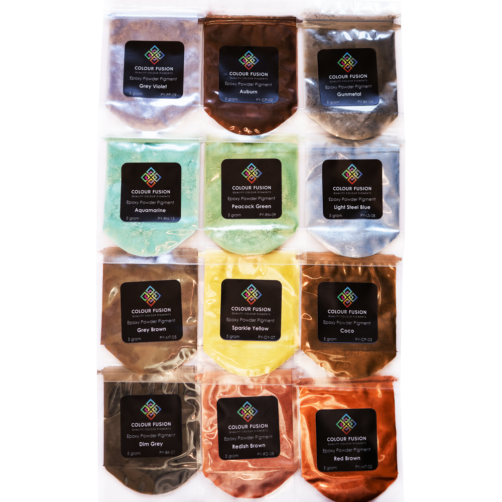 Colour Fusion Epoxy Resin Pigment Powder Pack B 12x5G Shop Today. Get