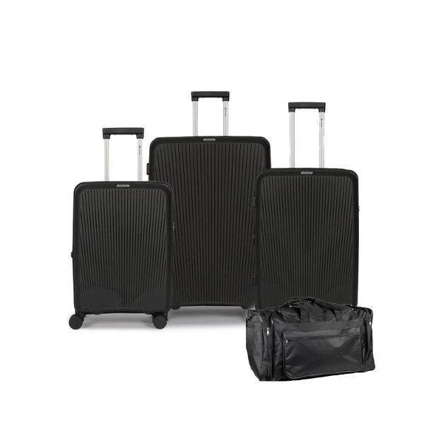 Travelite Fiji 3 Piece Luggage Trolley Set + Free Fold Up Duffle