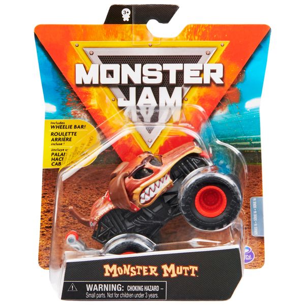 Monster Jam 1:64 Single Pack - Monster Mutt Rotweiler Wheelie