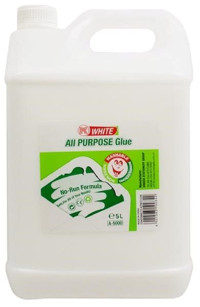 KB WHITE GLUE 5LT JERRY CAN